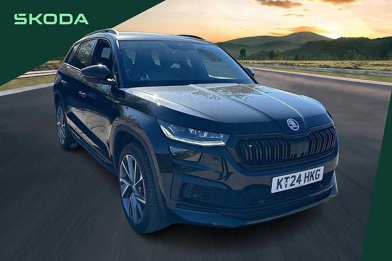 Black Used 2024 Skoda Kodiaq SportLine SUV | £30,999 (Good price) - Image 1/4