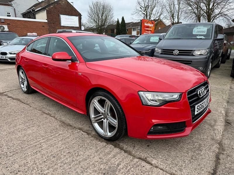 Used Audi A5 Sportback S-Line 177 HP (130 kW) 2012 Red Hatchback