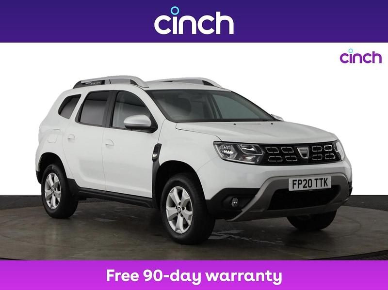 White Used 2020 Dacia Duster Comfort SUV | £9,349 (Good price) - Image 1/3
