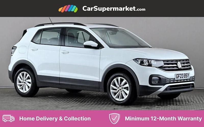 White Used 2023 VW T-Cross Edition SUV | £14,197 (Fair price) - Image 1/4