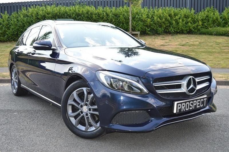 Cavansite blue metallic Used 2014 Mercedes C200 Premium Plus Estate | £12,300 (A bit pricey) - Image 1/4