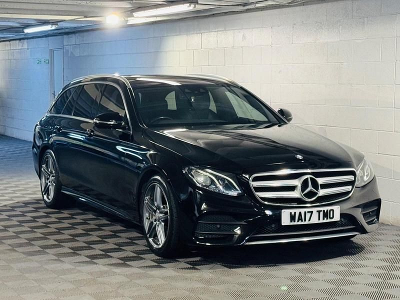 Black Used 2017 Mercedes E220 AMG line Estate | £8,989 (Fair price) - Image 1/4