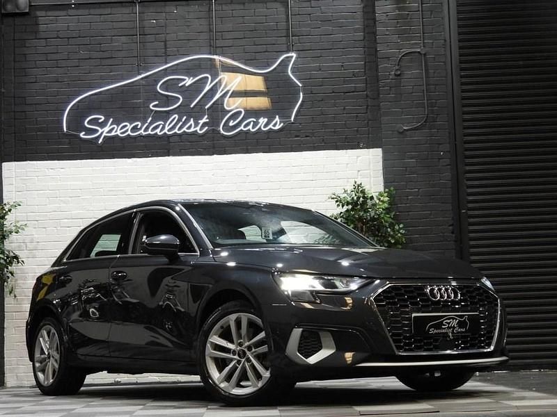 Grey Used 2022 Audi A3 Sportback e-tron Sport Sedan | £15,290 (Fair price) - Image 1/4