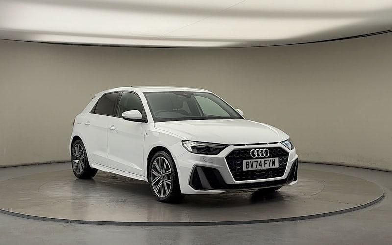 Glacier white metallic/glacier white metallic Used 2024 Audi A1 Sportback S-Line Hatchback | £21,400 (Fair price) - Image 1/4