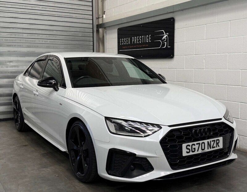 White Used 2020 Audi A4 Black Edition Sedan | £17,989 (Fair price) - Image 1/4