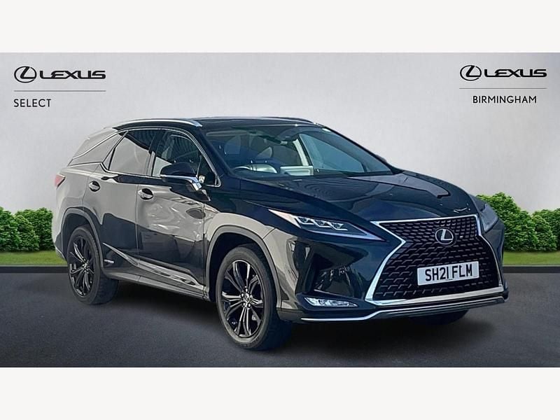 Black Used 2021 Lexus RX450h SUV | £33,099 (Fair price) - Image 1/3