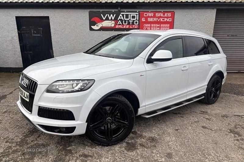 White Used 2013 Audi Q7 S-line plus SUV | £11,495 (Fair price) - Image 1/1