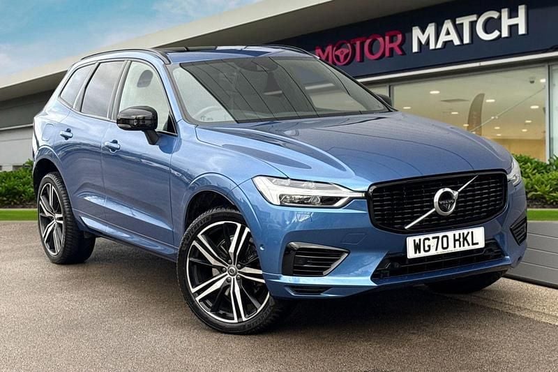 Blue Used 2021 Volvo XC60 R-Design Pro SUV | £25,690 (Good price) - Image 1/4