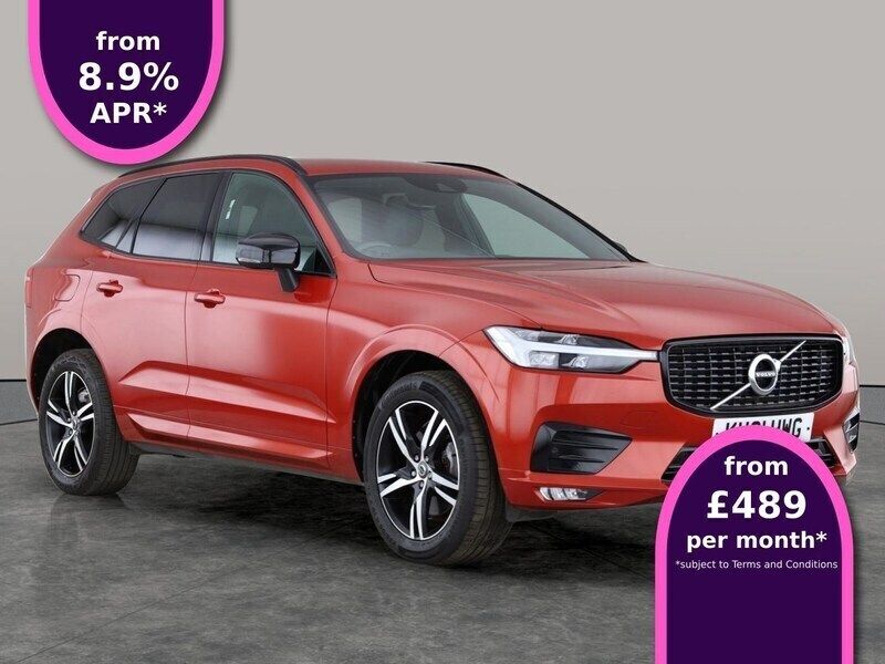 Red Used 2021 Volvo XC60 R-Design SUV | £29,536 (Fair price) - Image 1/3