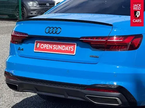 Used Audi A4 Black Edition 2022 Blue Sedan