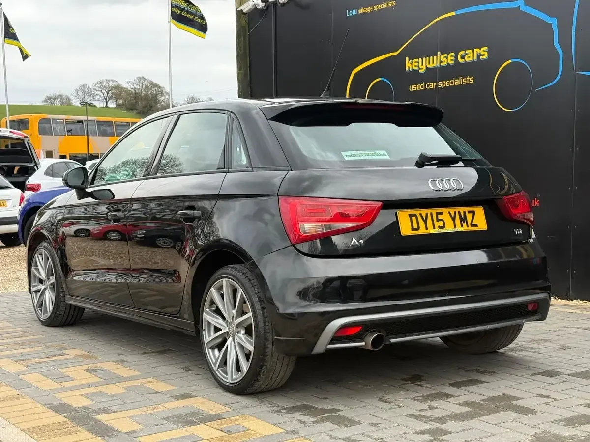 Used Audi A1 S-Line 116 HP (85 kW) 2015 Black Hatchback