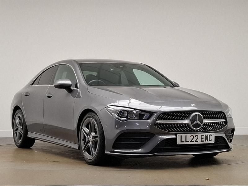 Grey Used 2022 Mercedes CLA200 AMG line Sedan | £22,998 (Fair price) - Image 1/4