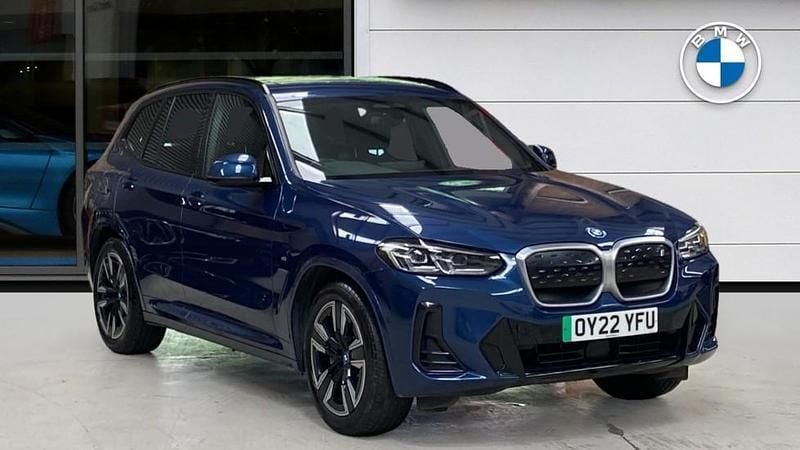 Blue Used 2022 BMW iX3 M Sport SUV | £30,900 (A bit pricey) - Image 1/4
