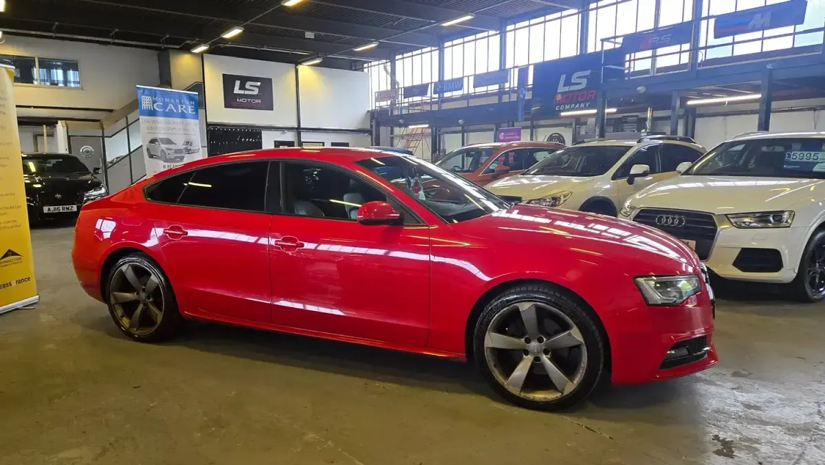 Used Audi A5 Black Edition 170 HP (125 kW) 2013 Red Coupe