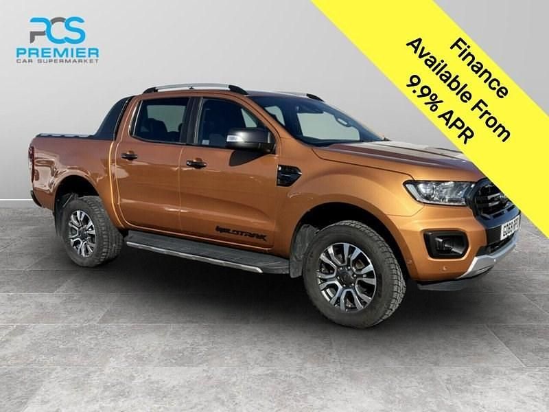 Orange Used 2019 Ford Ranger Wildtrack Pickup | £13,700 (Good price) - Image 1/4
