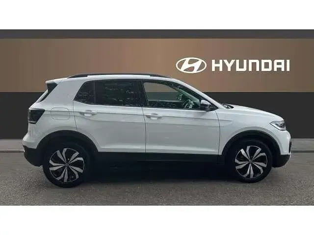 Used VW T-Cross Black Edition 110 HP (80 kW) 2023 White SUV