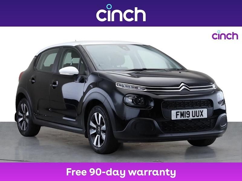 Black Used 2019 Citroën C3 Feel Hatchback | £8,849 (Fair price) - Image 1/3