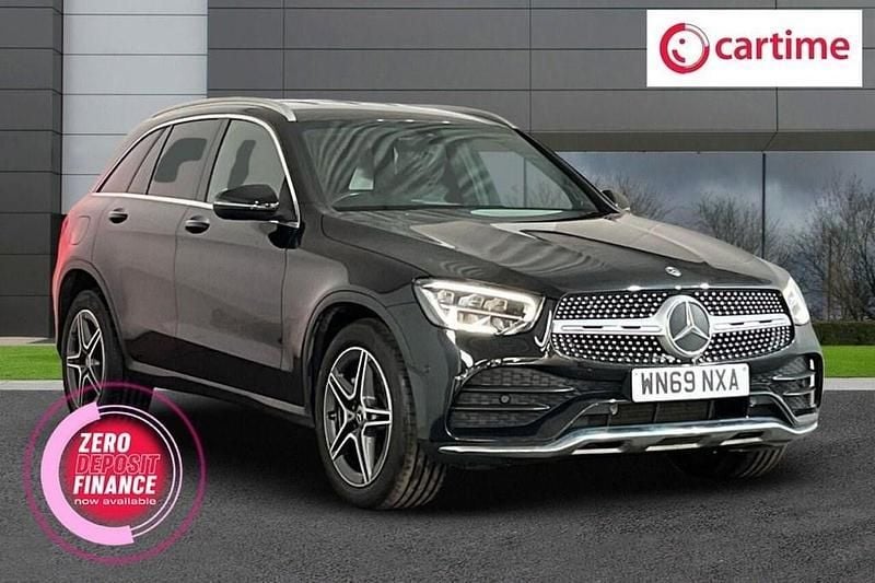 Black Used 2019 Mercedes GLC220 AMG line Estate | £22,599 (Good price) - Image 1/3