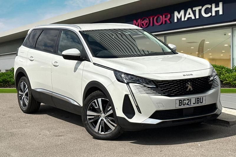 White Used 2021 Peugeot 5008 Allure Premium MPV | £16,990 (Fair price) - Image 1/4