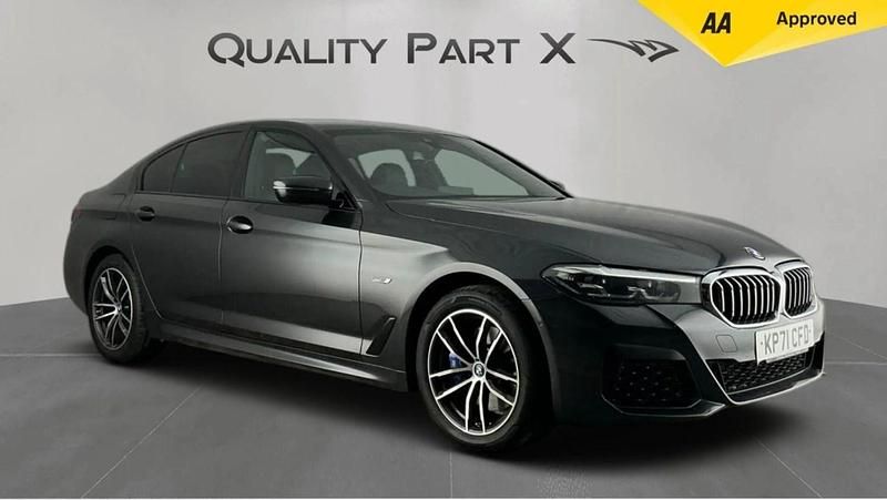Grey Used 2021 BMW 530e M Sport Sedan | £17,450 (Fair price) - Image 1/4