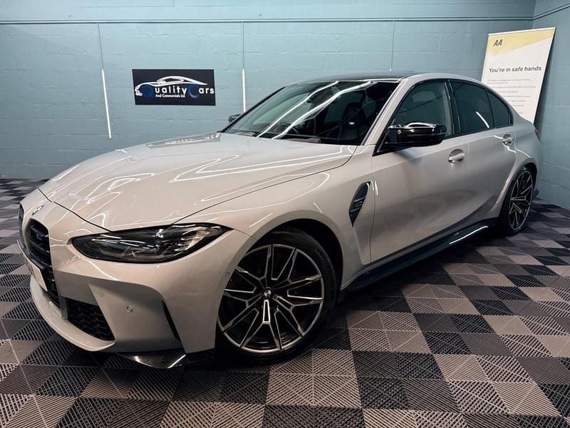 Grey Used 2021 BMW M3 Competition Edition Sedan | £45,995 (Fair price) - Image 1/4