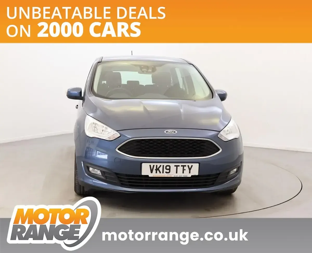 Used Ford C-MAX Zetec 123 HP (90 kW) 2019 Blue MPV