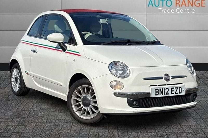 Used Fiat 500C Lounge 69 HP (50 kW) 2012 White Cabriolet