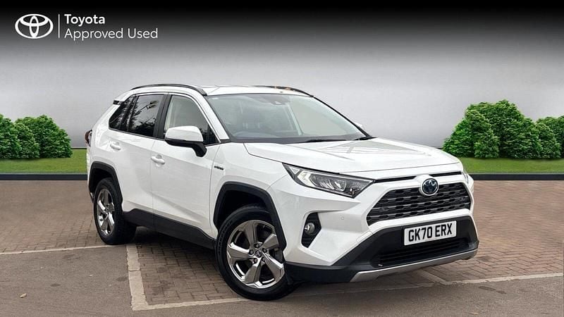 White Used 2020 Toyota RAV4 Hybrid Design SUV | £21,342 (Good price) - Image 1/4
