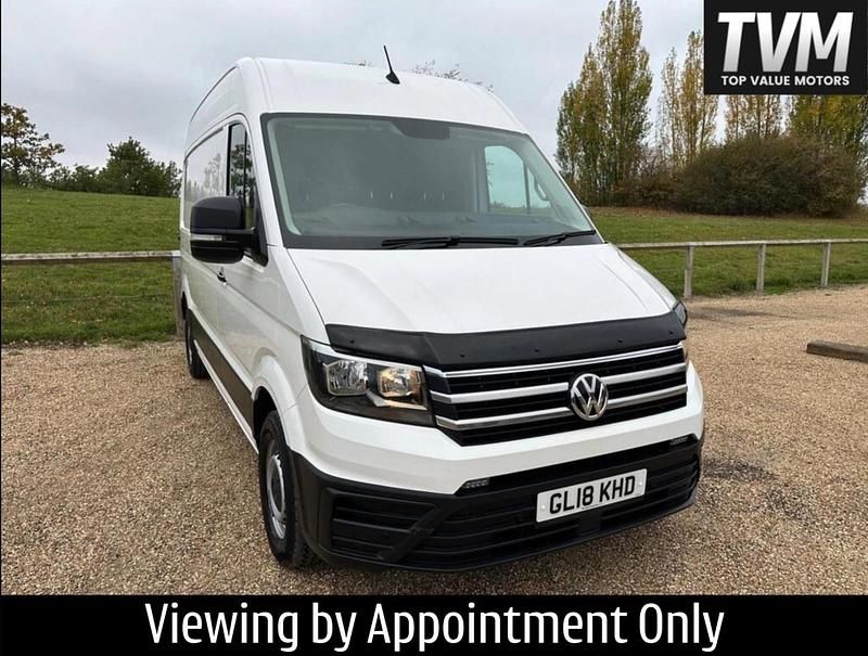 White Used 2018 VW Crafter Trendline Van | £18,975 (Good price) - Image 1/4