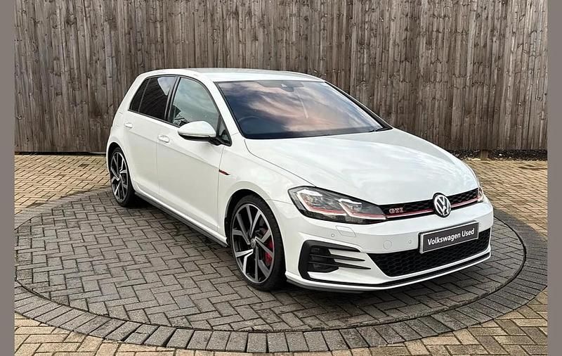 White Used 2019 VW Golf VII GTI Hatchback | £24,299 (A bit pricey) - Image 1/4