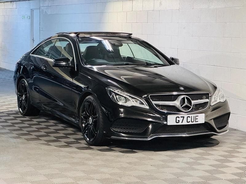 Used Mercedes E350 AMG line 2016 Black Coupe