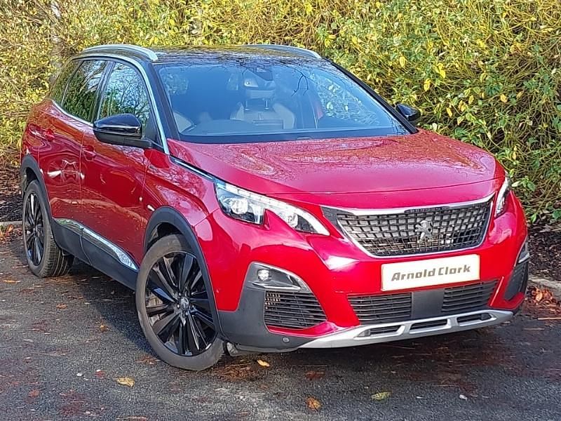 Red Used 2019 Peugeot 3008 Premium SUV | £13,498 (Fair price) - Image 1/4