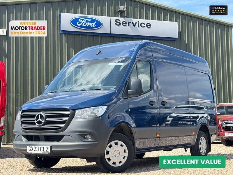 Blue Used 2023 Mercedes Sprinter Progressive Van | £26,789 (A bit pricey) - Image 1/4