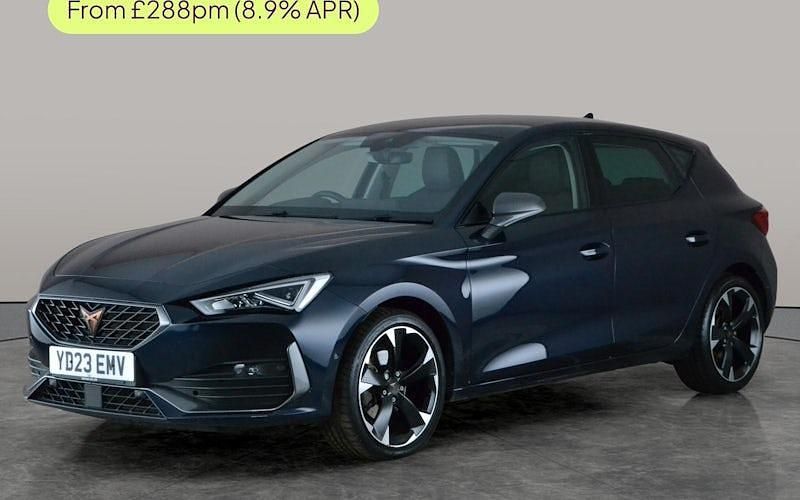 Used Cupra Leon 150 HP (110 kW) 2023 Blue Hatchback