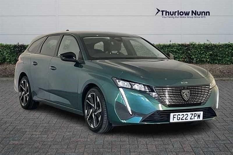 Blue Used 2022 Peugeot 308 Allure Premium Estate | £18,390 (Fair price) - Image 1/1