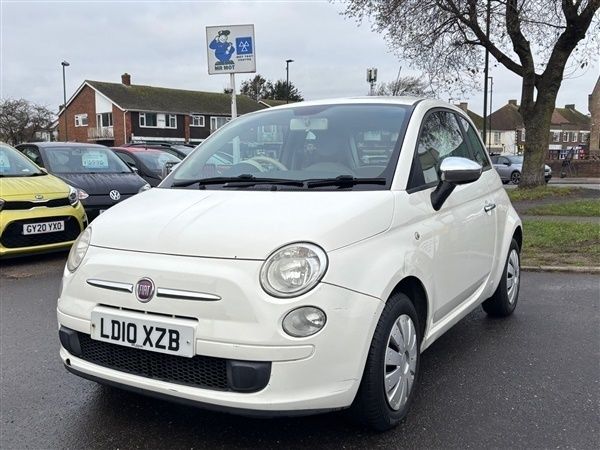White Used 2010 Fiat 500 Pop Hatchback | £2,495 (Expensive) - Image 1/1