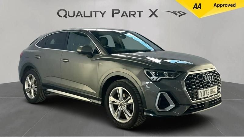 Grey Used 2022 Audi Q3 Sportback S-Line SUV | £19,499 (Fair price) - Image 1/4
