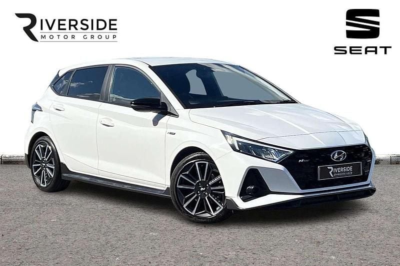 White Used 2021 Hyundai i20 N Line Hatchback | £12,490 (Fair price) - Image 1/4