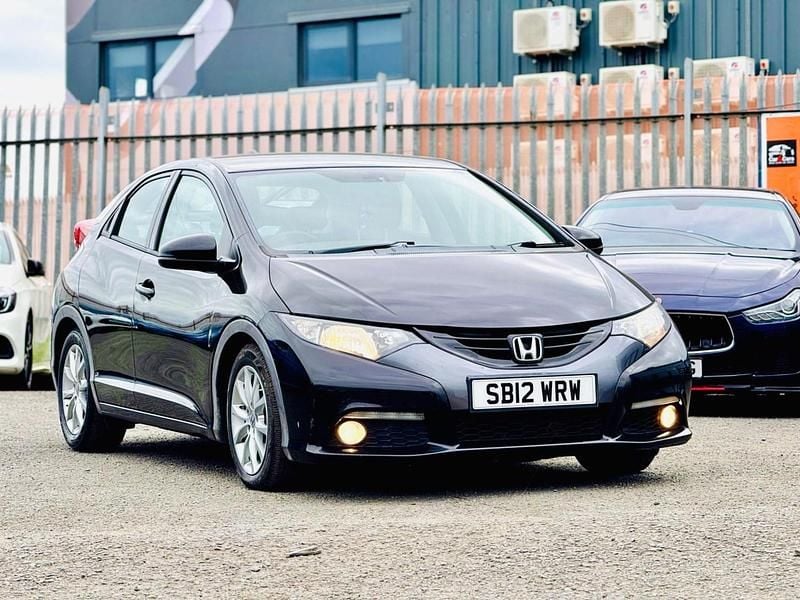 Black Used 2012 Honda Civic ES Hatchback | £2,995 (Good price) - Image 1/4