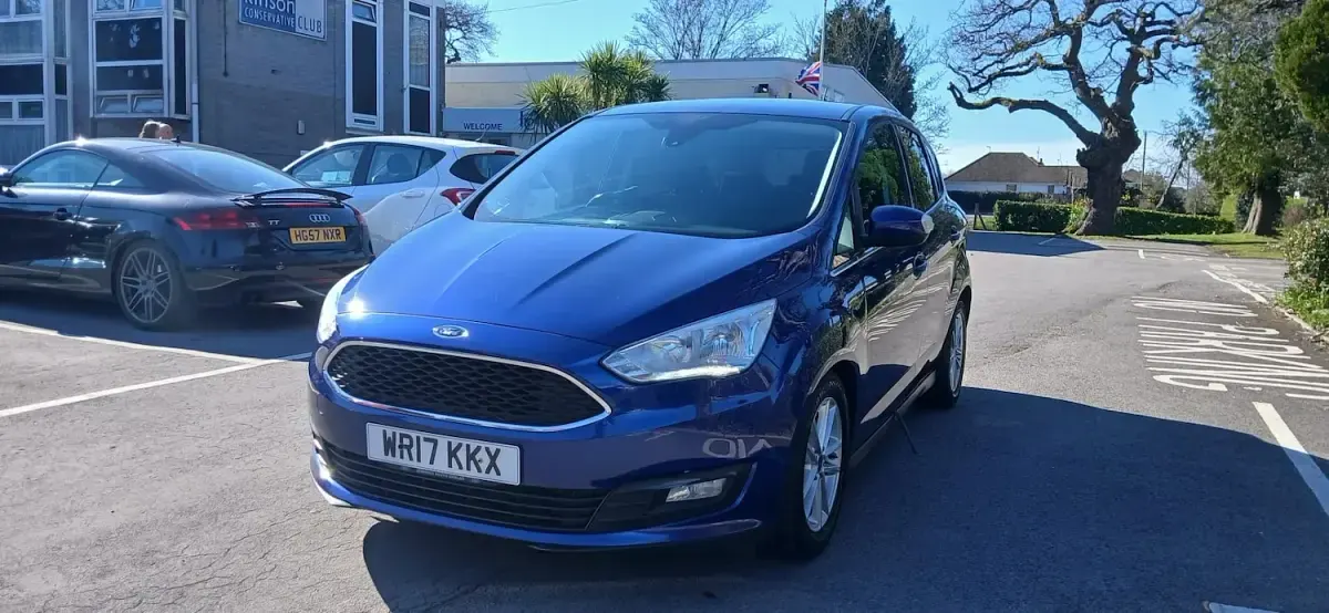 Used Ford C-MAX Zetec 125 HP (91 kW) 2017 Blue MPV
