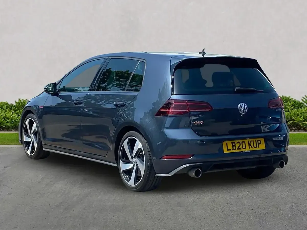 Used VW Golf VII GTI 245 HP (180 kW) 2020 Blue Hatchback