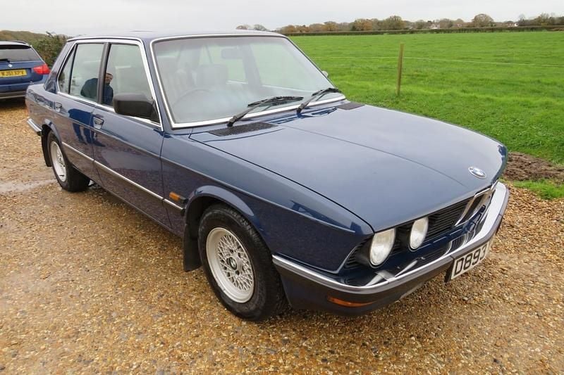 Used BMW 525 1987 Blue Sedan
