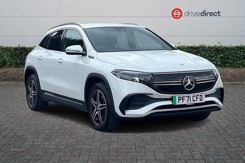 White Used 2022 Mercedes EQA350 AMG line SUV | £20,651 (Fair price) - Image 1/4