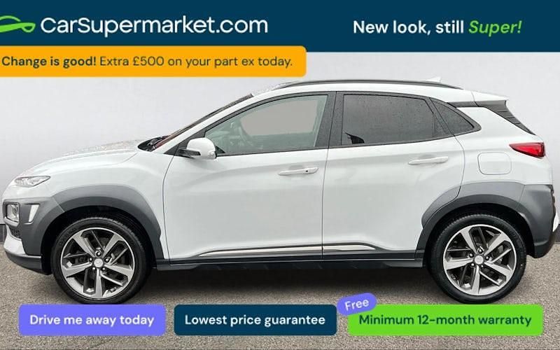 Used Hyundai Kona Premium 120 HP (88 kW) 2019 White SUV