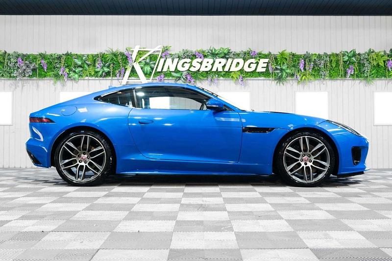 Used Jaguar F-Type R-Dynamic 380 HP (279 kW) 2017 Blue Coupe