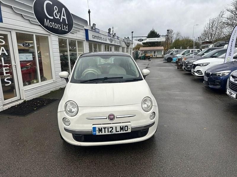 Used Fiat 500 Lounge 69 HP (50 kW) 2012 White Hatchback