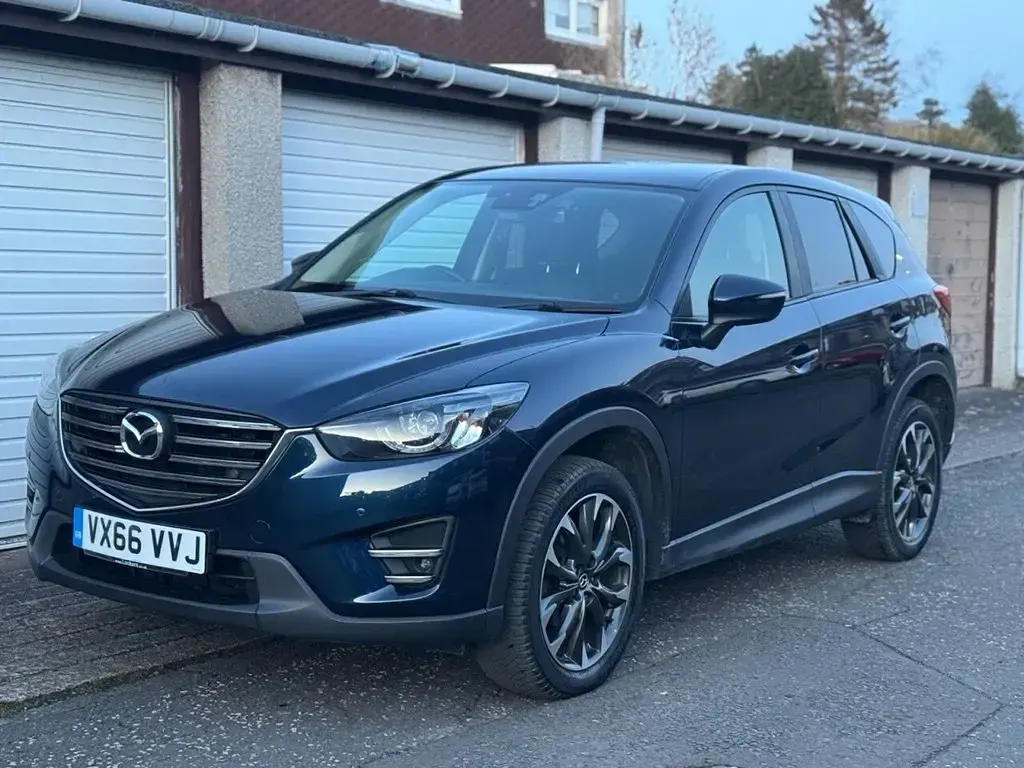 Second-hand Mazda CX-5 Inclusive 165 CP (121 kW) 2016 Albastru SUV
