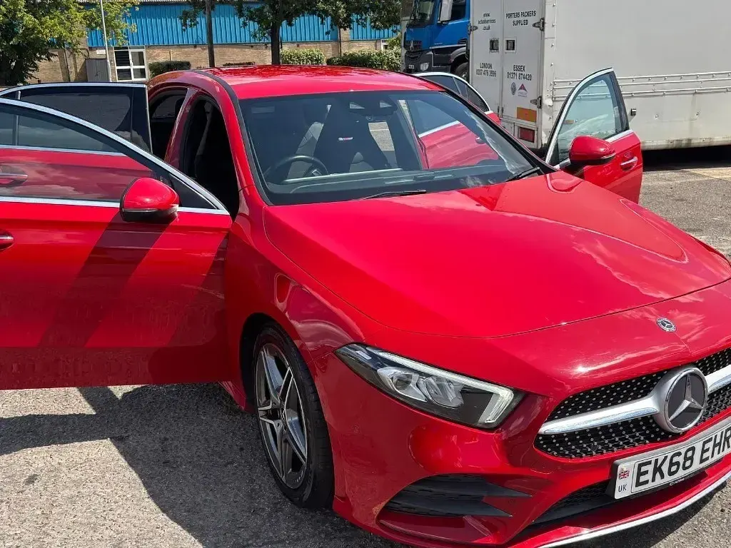 Used Mercedes 180 Premium 2018 Red Sedan