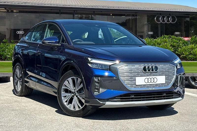 Blue New 2025 Audi Q4 Sportback e-tron Sport SUV | £35,480 - Image 1/4