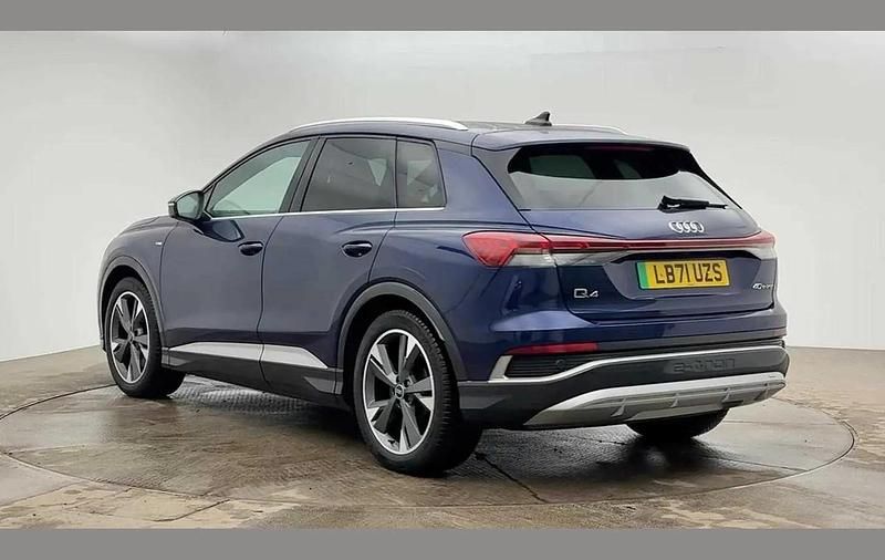 Used Audi Q4 e-tron S-Line 150 kW (204 HP) 2022 Blue SUV